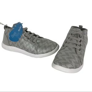 🆕 Bearpaw Bearly There Gracie Silver Midtop Sneakers